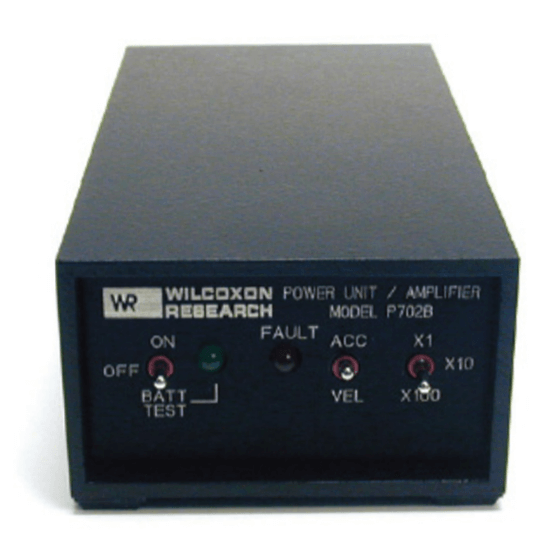 Wilcoxon Sensing Technologies General Purpose Power Unit and Amplifier, Model P702B
